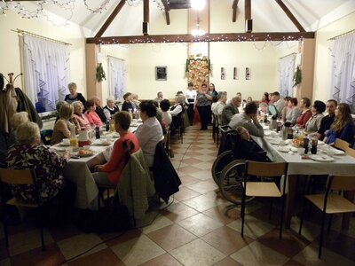 5 W Biestrzynniku w wigilii uczestniczyło kilkadziesiąt osób. 